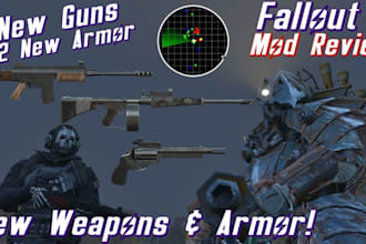 design skyrim or fallout mods, weapons, quests, armor or items