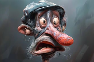 draw caricatures from photos