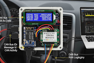 integrate can bus sniffer with esp32 or arduino for automotive vehicle