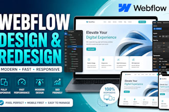build interactive webflow website, figma to webflow website and webflow expert