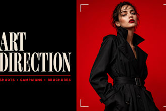 be your art director for branding photo shoots, campaigns and brochure design