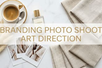 be your art director for branding photo shoots and visual campaigns bronchure