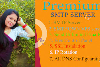 build premium SMTP server to send bulk email campaign