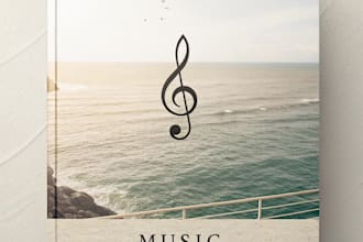 design minimalist music album cover artwork