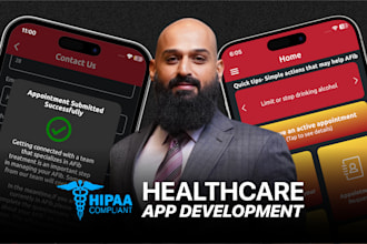 develop hipaa compliant healthcare or medical mobile app