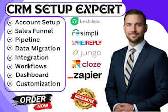 setup automate cloze freshdesk rei reply jungo zapier integration resimpli crm