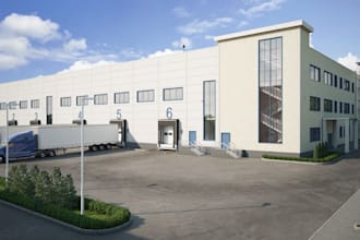 3d cgi warehouse exterior,industrial retail develop,site plan render,walkthrough
