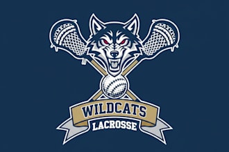 design a professional lacrosse logo for your team or club