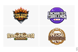 design custom pixel art logo for your brand or business