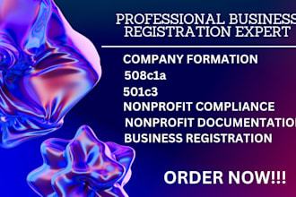 legally form your llc 501c3 nonprofit ein irs compliance fast