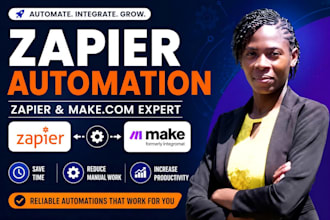 automate workflows using zapier and make com