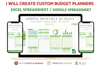 create custom excel spreadsheet template google sheets finance budget planner