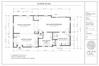 create stamped dimensioned floor plans for phoenix permit approval