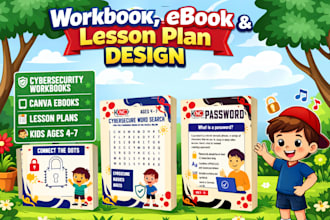 create online course content workbook lesson plan worksheet design homeschooling