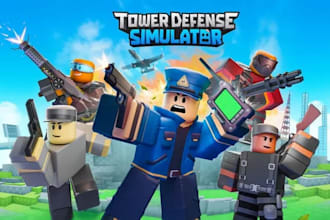 create roblox simulator, shooter, tower defense, horror and action game