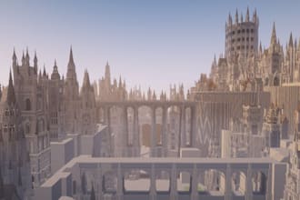 build minecraft hub, minecraft map, minecraft lobby, castles, builds