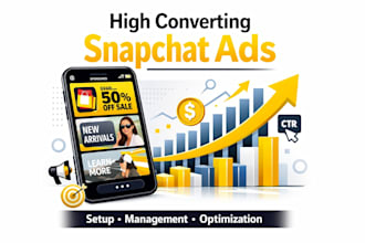 set up manage, and optimize high converting snapchat ads campaigns
