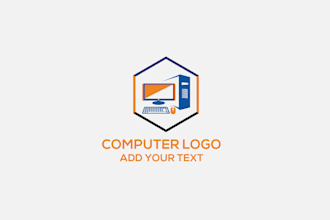 create professional and specially computer logo design