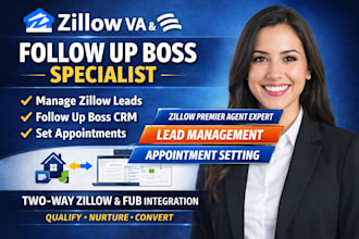 be zillow VA follow up boss specialist for lead management appointment setting