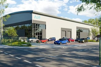 be 3d cgi provider,factory exterior,commercial site plan,warehouse walkthrough