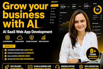 build a custom ai saas web app, chatbot, CRM, booking or automation platform
