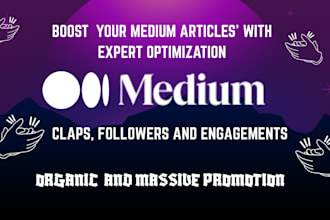 do organic massive medium article promotion