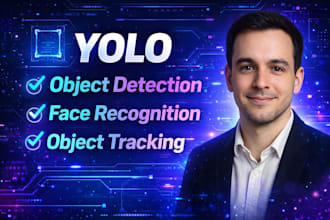develop custom yolo and opencv object detection and tracking solutions
