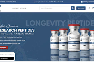 fda compliant peptide website peptide research  woocommerce peptide website