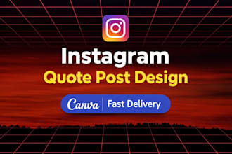 design instagram quote and motivational posts in canva