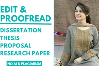 proofread, edit, ghostwrite your academic writing, book, dissertation and thesis