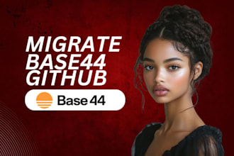 migrate base44 ai app to github