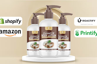 design skincare bottle dropper and jar label packaging