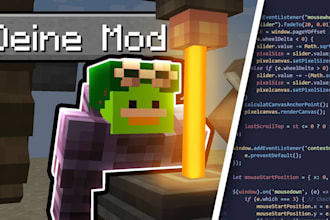 develop custom minecraft mods, plugins, bedrock addons and set up servers