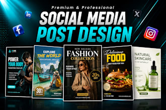 do facebook ad creative, ads design and engaging instagram post designs