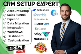 setup nimble workbooks close io odoo nutshell salesflare agile hubspot zoho crm
