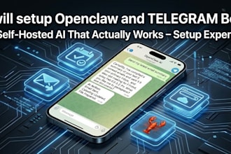 setup openclaw ai assistant and connect to telegram bot