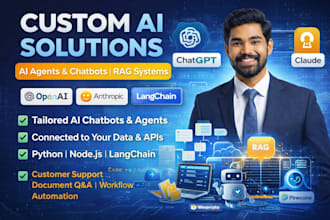 build custom ai chatbot, gpt agent and automation system