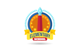 create high quality and beautiful elementary school logo design