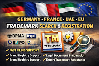 file trademark germany france uae eu trademark search and registration