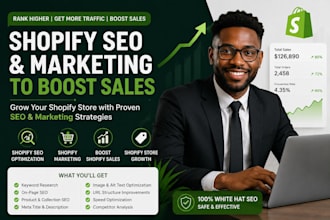 promote your shopify store with SEO and marketing