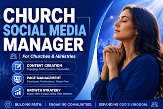 be your church social media manager posting