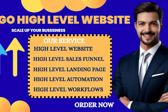 go high level website sales funnel landing page automation works flows