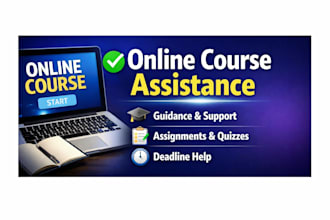 complete online course assistance and support