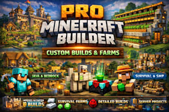 build minecraft farm, minecraft builders, minecraft build