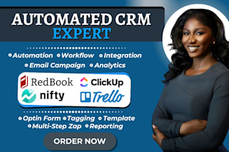 setup redbook nifty integration jira trello workflow click up automation