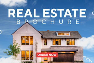 design a real estate offering memorandum and commercial brochure