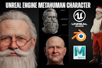do custom unreal engine metahuman character 3d game character 3d game model