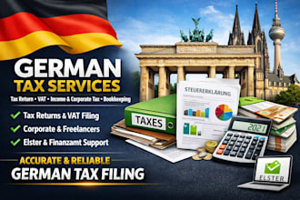 file german tax return vat income tax corporate tax bookkeeping elster