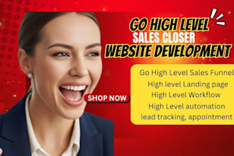go high level website landing page setup workflow sales funnel and automation