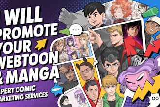 webtoon promotion on tapas and voyceme